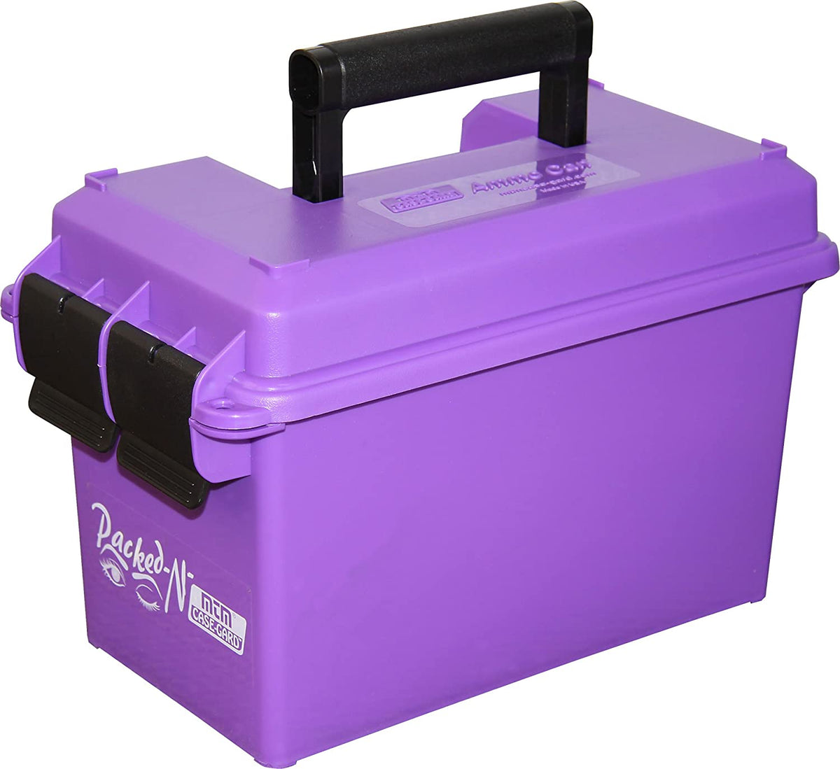 MTM Ammo Storage Can 50 Caliber Field Boxes, Lockable Storage Box with Handle
