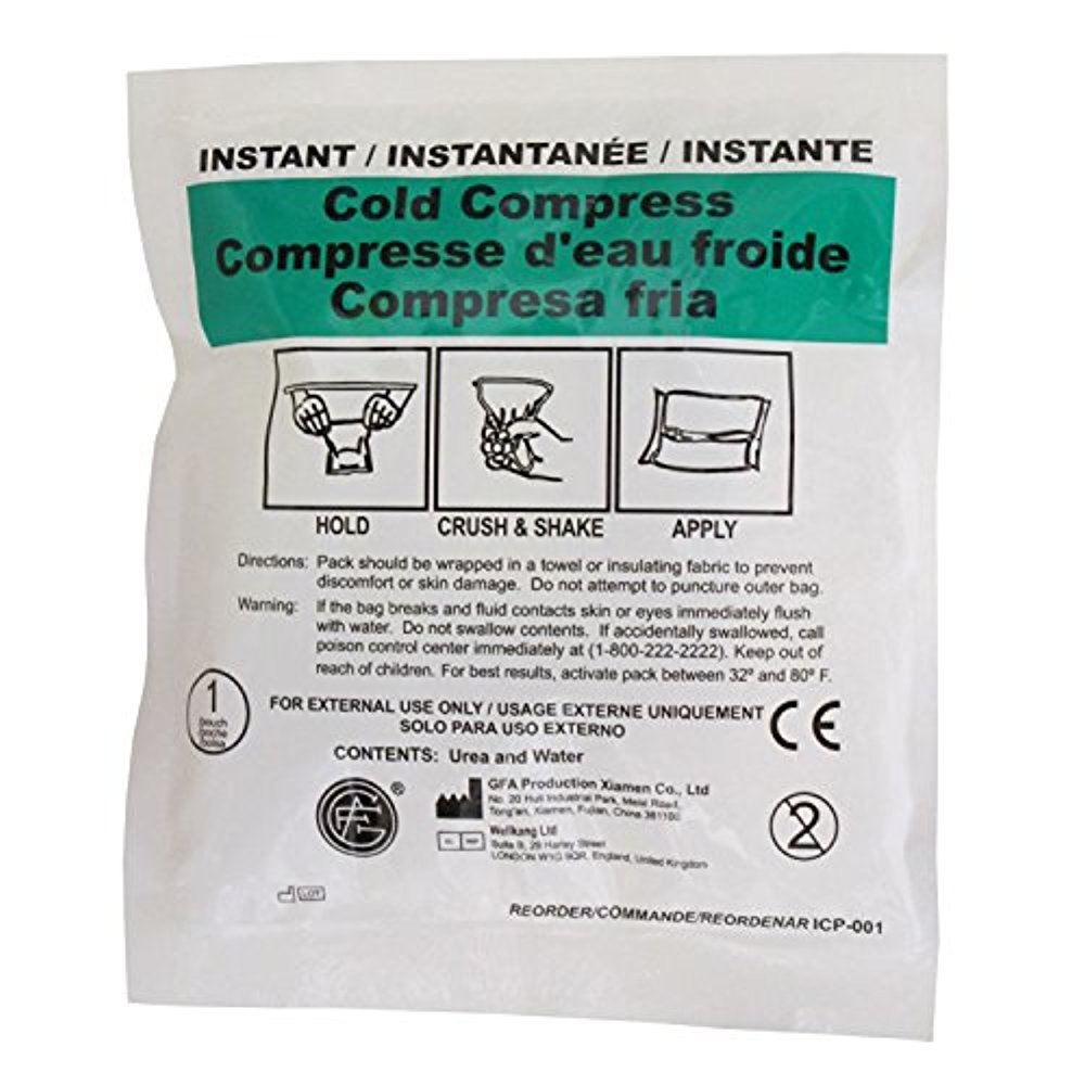 Adventure Medical Kits 0155-0278 Instant Cold Compress, 6-1/2