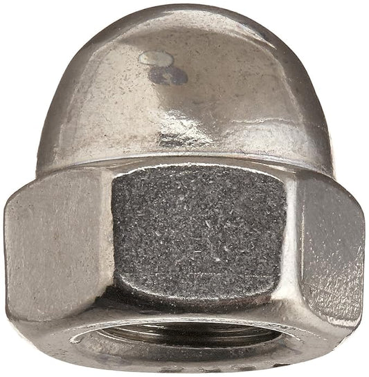 Hillman 18-8 Stainless Steel Acorn Nuts 1/4"-20 - 50 Pack
