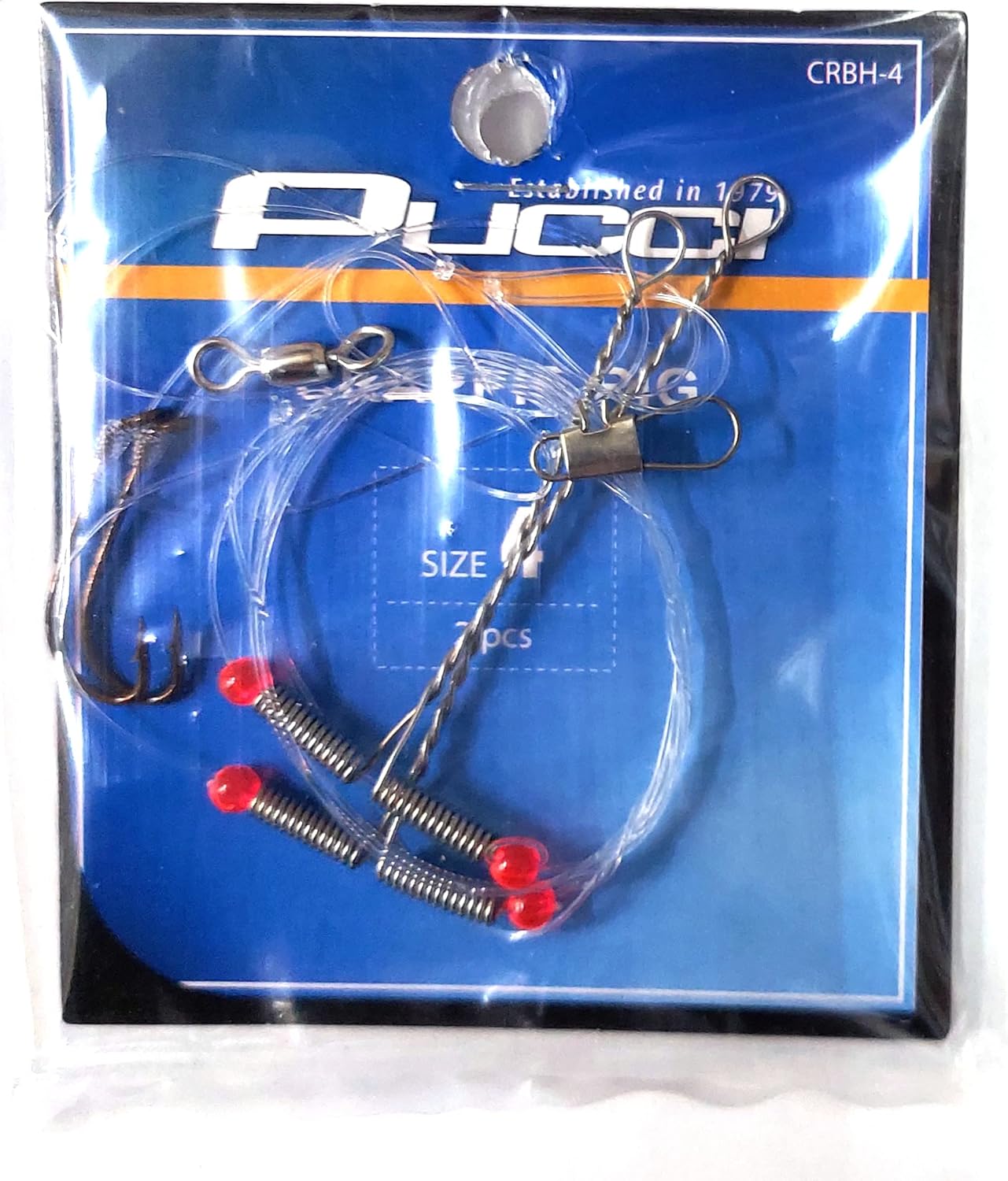 Pucci CRBH-4 Crappie Bh HK W/2 Rig