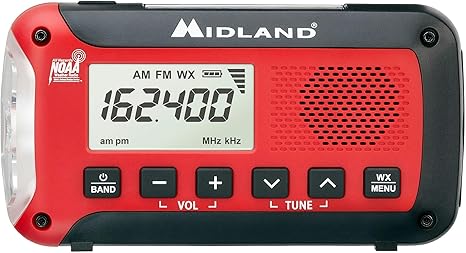 Midland ER50 Emergency Radio with Weather Alert and Flashlight