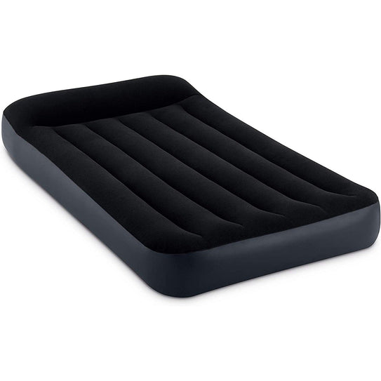 Intex Dura-Beam Standard Twin Pillow Rest Classic Air Mattress Series with Internal Pump