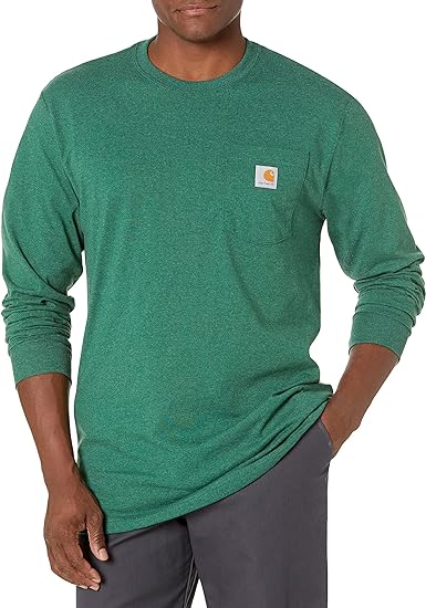 Carhartt Men's Loose Fit Heavyweight Long-Sleeve Pocket T-Shirt