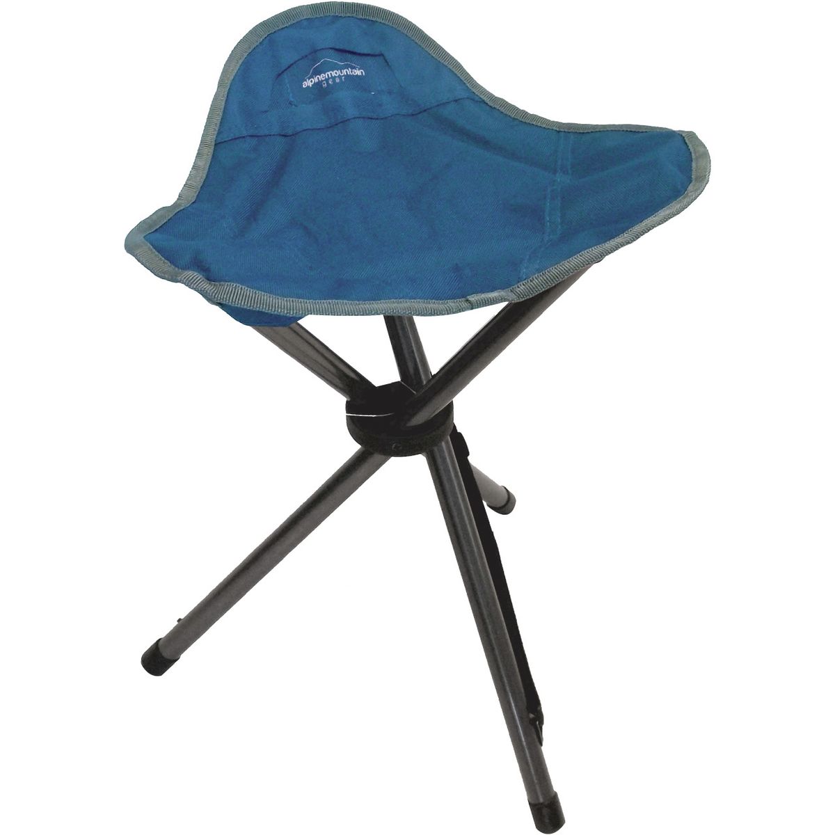 Alpine Mountain Gear Tripod Stool Camp Chair Blue One Size
