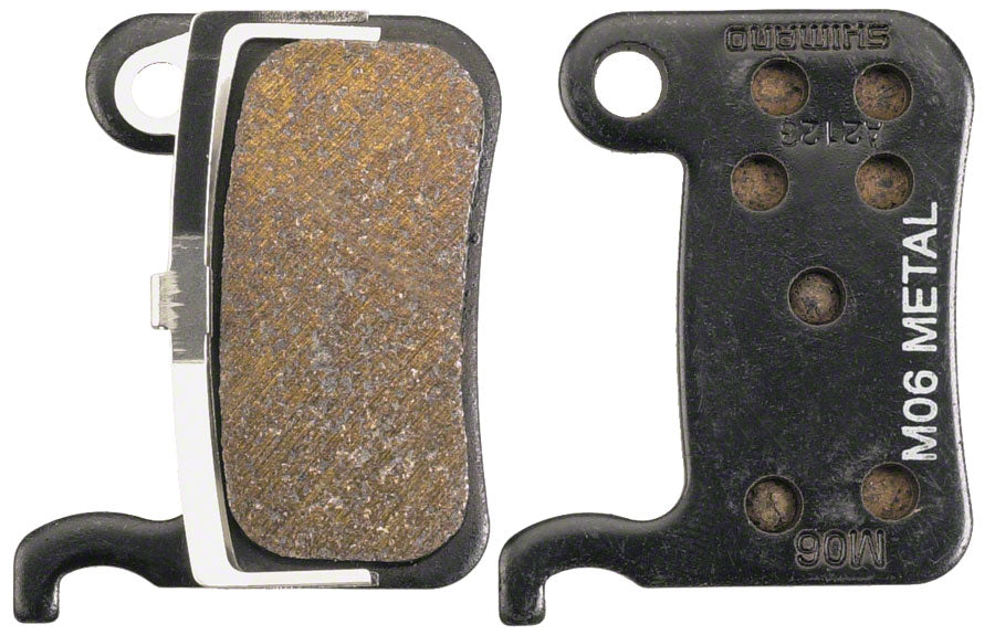 Shimano M06-MX Disc Brake Pads and Springs Metal Compound, Steel Back Plate, One Pair