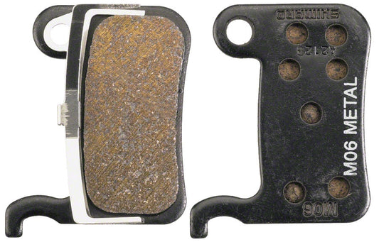 Shimano M06-MX Disc Brake Pads and Springs Metal Compound, Steel Back Plate, One Pair