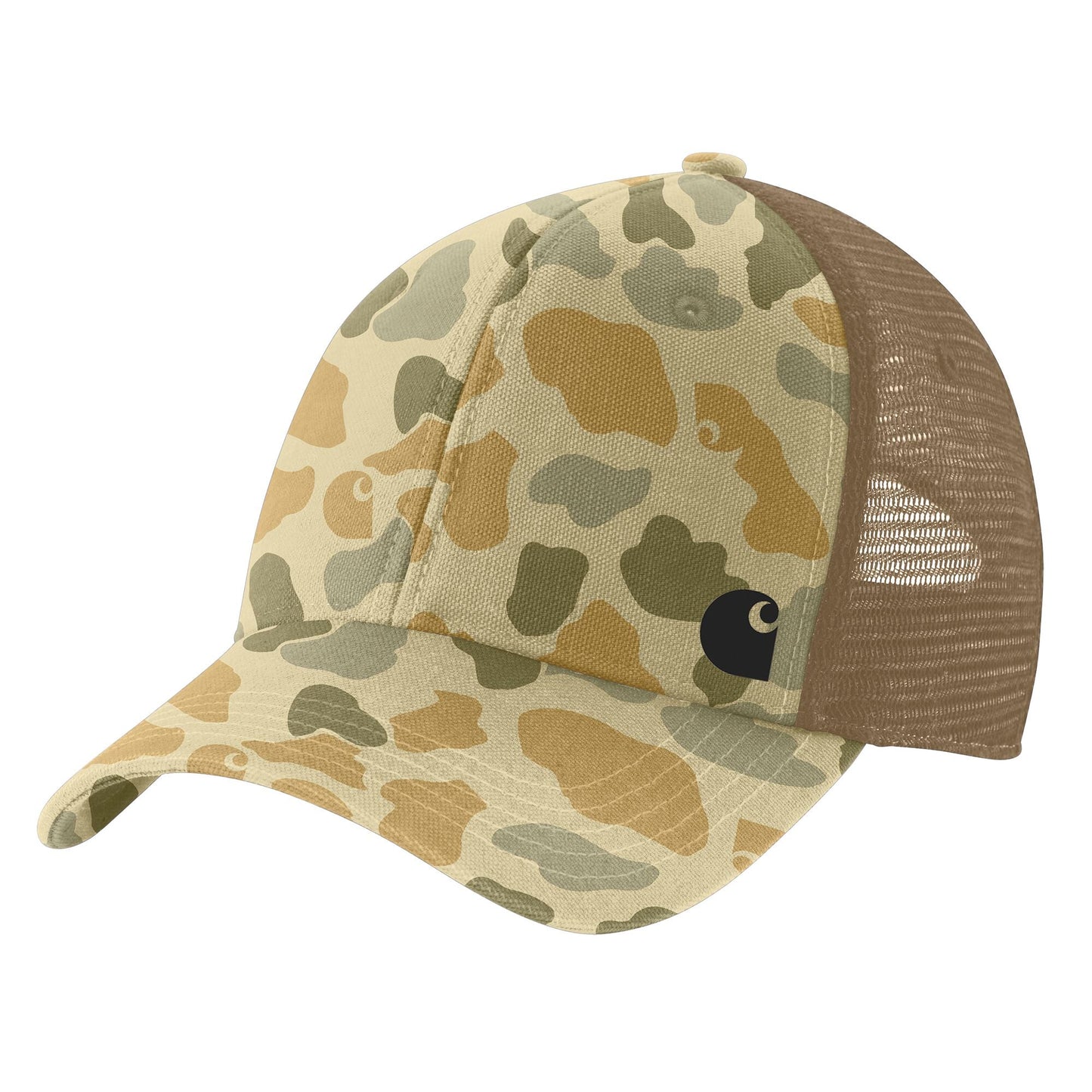 Carhartt Canvas Mesh-Back Camo Cap
