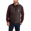 Carhartt Men's Loose Fit Washed Duck Sherpa-Lined Mock Vest