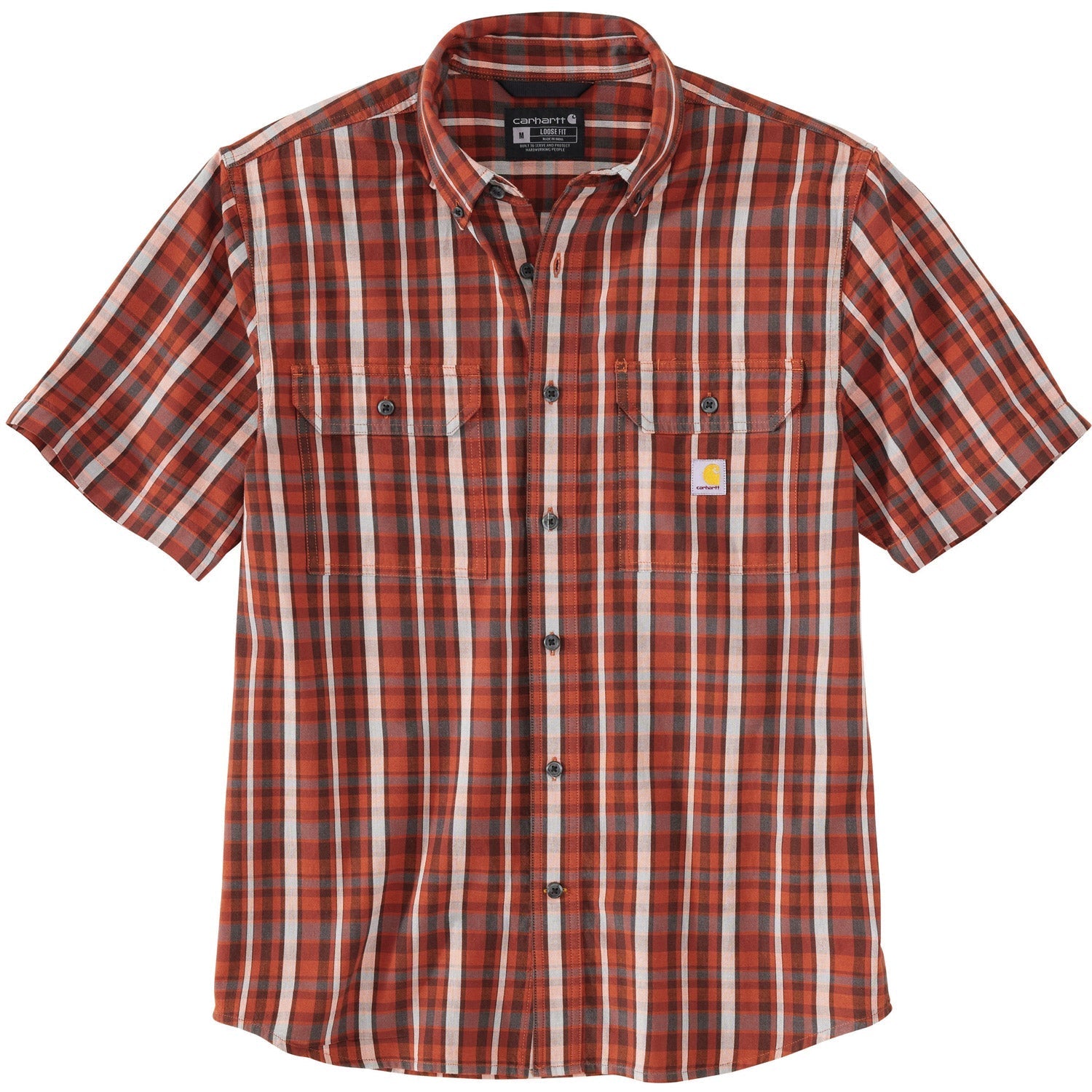 Carhartt Loose Fit Midweight Short Sleeve Plaid Shirt