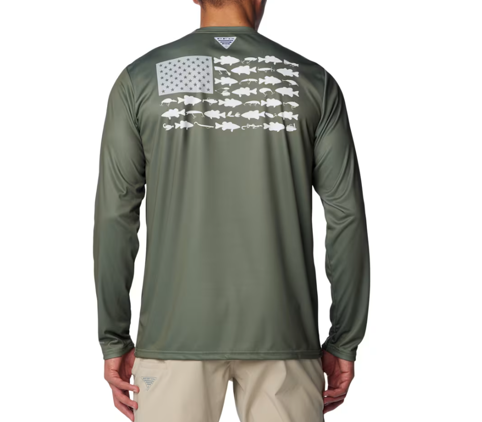 Columbia PFG Fish Flag Shirt Men's