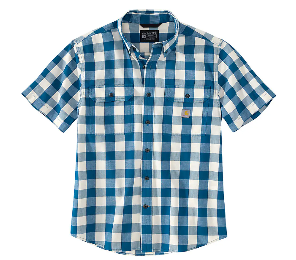 Carhartt Loose Fit Midweight Short Sleeve Plaid Shirt