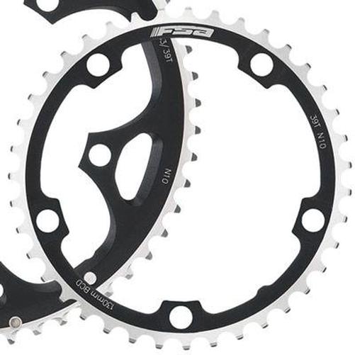 FSA Pro Road Triple Chainring - 39t 130 BCD Aluminum N-10 Black