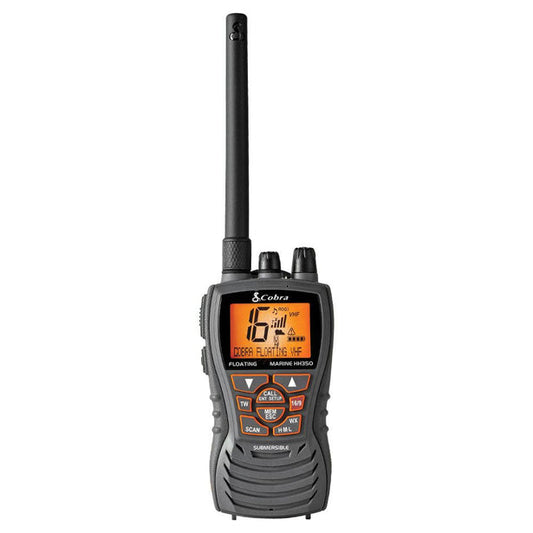 Cobra VHF Radio HH Floating 6W Gray