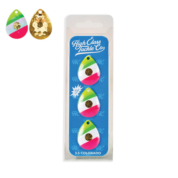 High Class Tackle 3-Pack 3.5 Colorado Blades