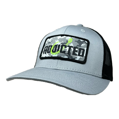 Addicted Fishing Chromaflague Flatbill Trucker Hat