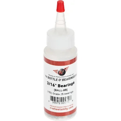 Wheels Manufacturing Grade 25 Loose Ball Bearing Bottle of 150