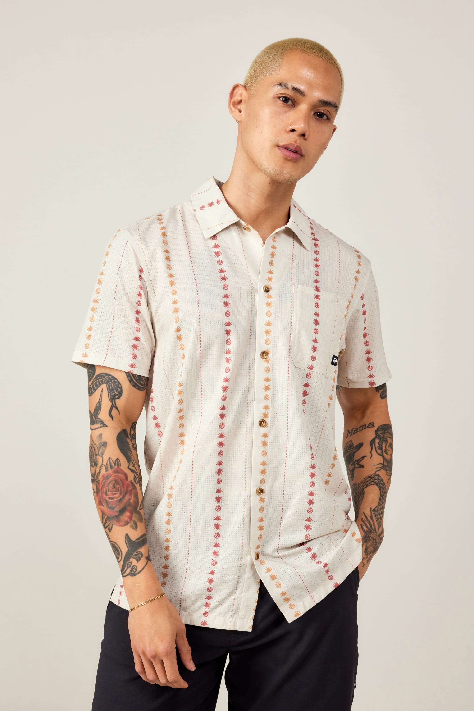 686 Nomad Perf Button Down SS Men's