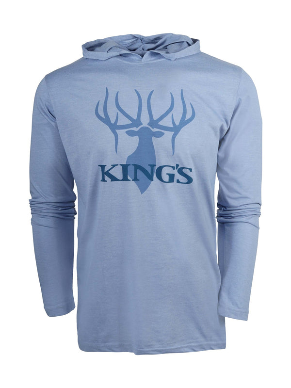 King Camo Triblend Hoodie Tee