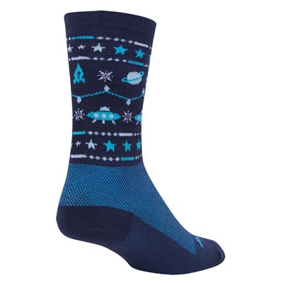 SockGuy Sweater Blue 4 Wool Limited Edition Socks