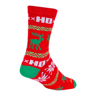 SockGuy Ho Ho Sweater Crew Socks