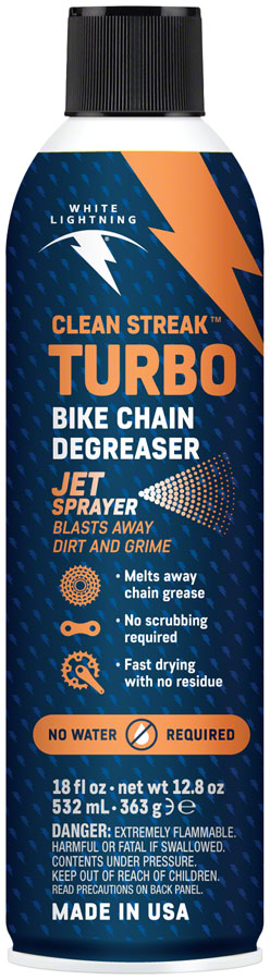 White Lightning Clean Streak Turbo Bike Chain Degreaser