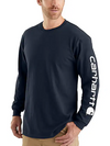 Carhartt Men's Graphic Logo Long Sleeve T-Shirt