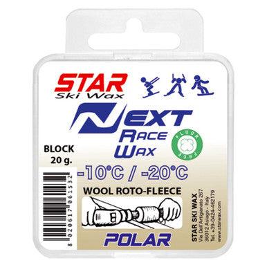 Star NEXT Polar Fluoro-Free  Block Ski Glide Wax - 20g