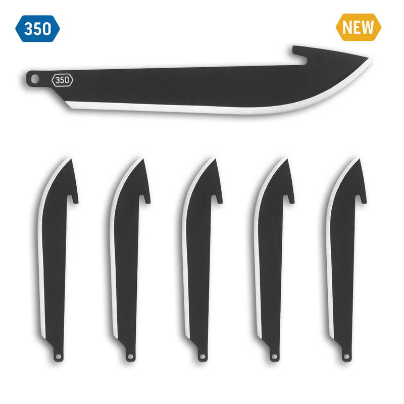 Outdoor Edge 3.5” Drop-Point Blades 6 Packs