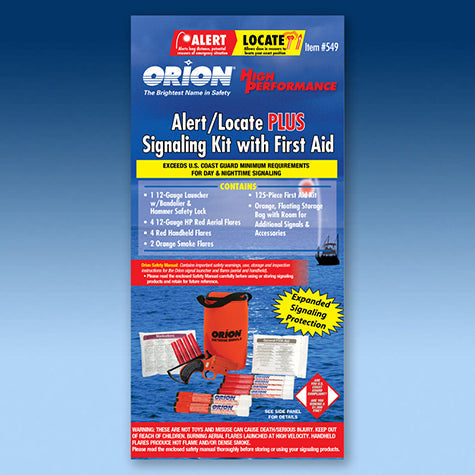 Orion Safety Signals Coastal Alert & Locate First Aide Flare Kit