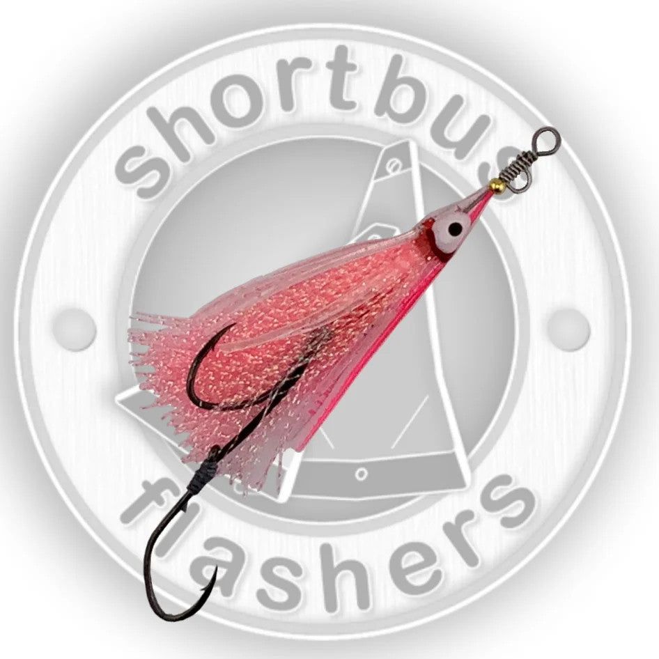 Shortbus Hoochie Tinsel Spinner Rig - 2PK