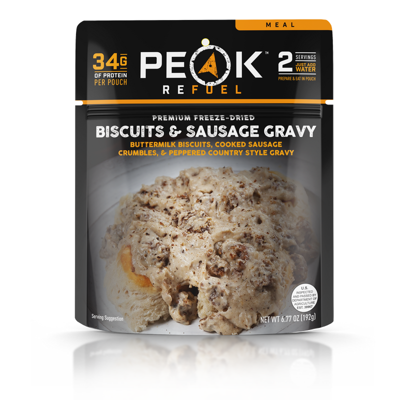 Peak Refuel Biscuits & Sausage Gravy