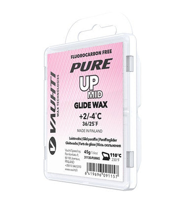 Vauhti Pure Up Mid Ski Glide Wax - 45g - Past Season