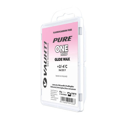 Vauhti Pure One Mid Ski Glide Wax - 60g - Past Season