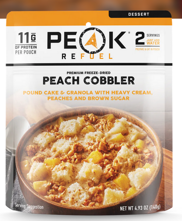 Peak Refuel Peach Cobbler