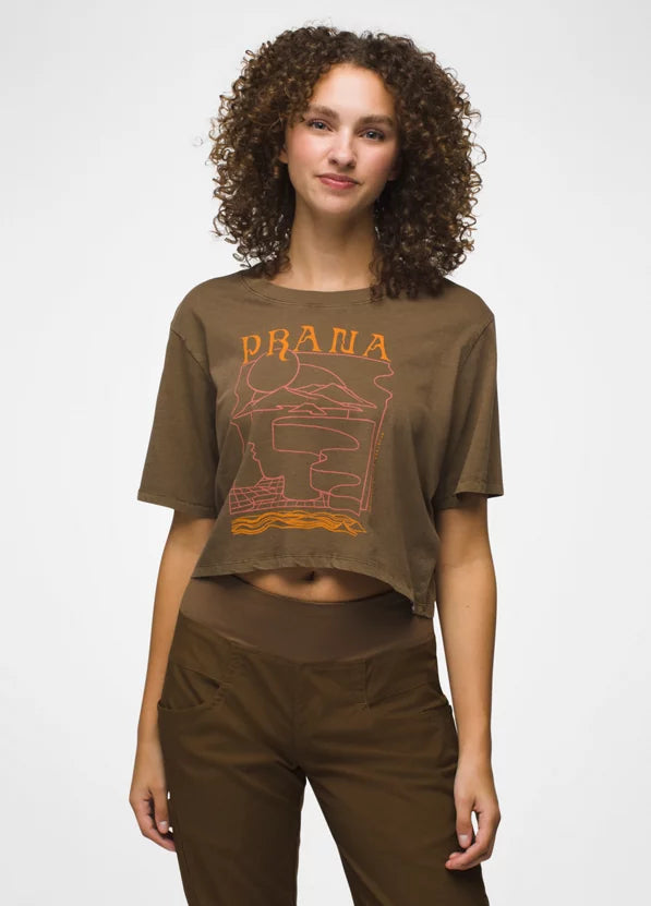 Prana Everyday VW Graphic Crop tee