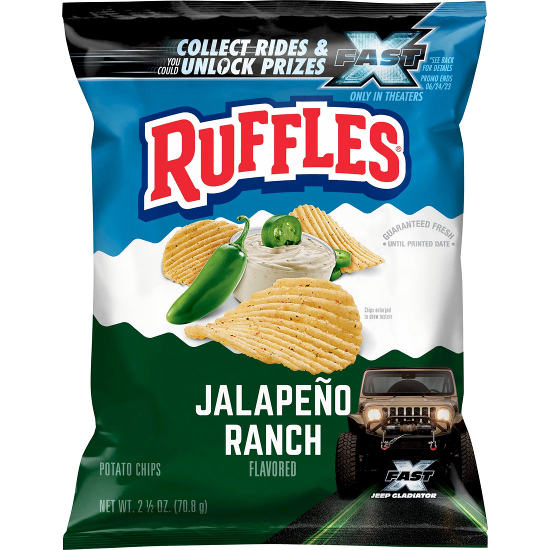 Ruffles, Jalapeno Ranch Flavored, Potato Chips – OmcGear