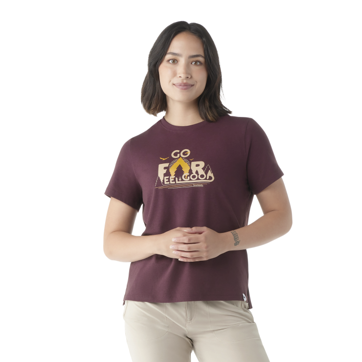 Smartwool Women's Go Far. Feel Good. Graphic Short Sleeve Tee