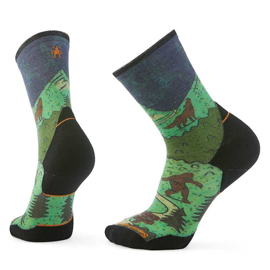 Smartwool Trail Run Neature Print Crew Socks Men's