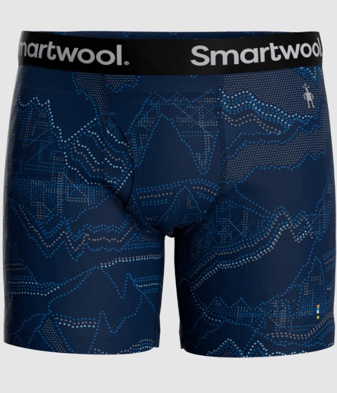 Smartwool Men's Merino Print Boxer Brief Boxed