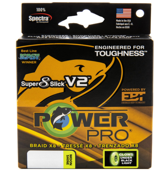 PowerPro Super 8 Slick V2 65 LB X 3000 YD Moon Shin
