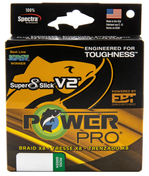 PowerPro Super 8 Slick 15Lb 150 Yd Moss Green