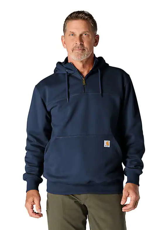 Carhartt Men's Rain Defender Loose Fit Heavyweight 1/4 Zip Hoodie