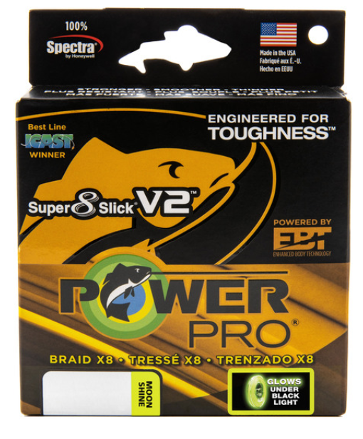 PowerPro Super 8 Slick V2 20LB X 150 YD Moon Shine