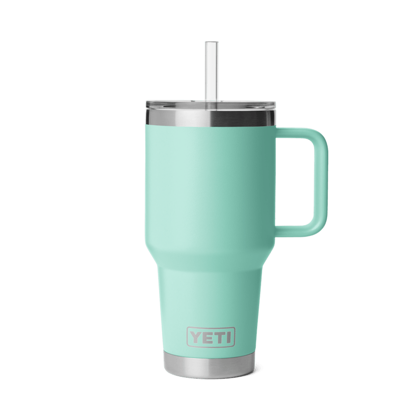 Rambler 35 oz Straw Mug Seafoam