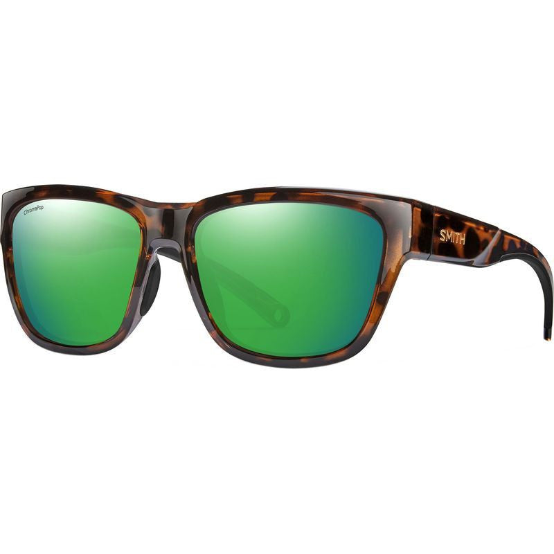 Smith Joya Sunglasses Tortoise Frame ChromaPop Glass Polarized Green Mirror Lens 20431508656UI