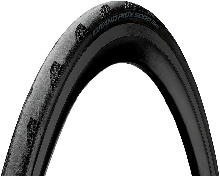 Continental Grand Prix 5000 S TR Tire Tubeless Folding Black/Tour de France Limited Edition Vectran Lazer Grip
