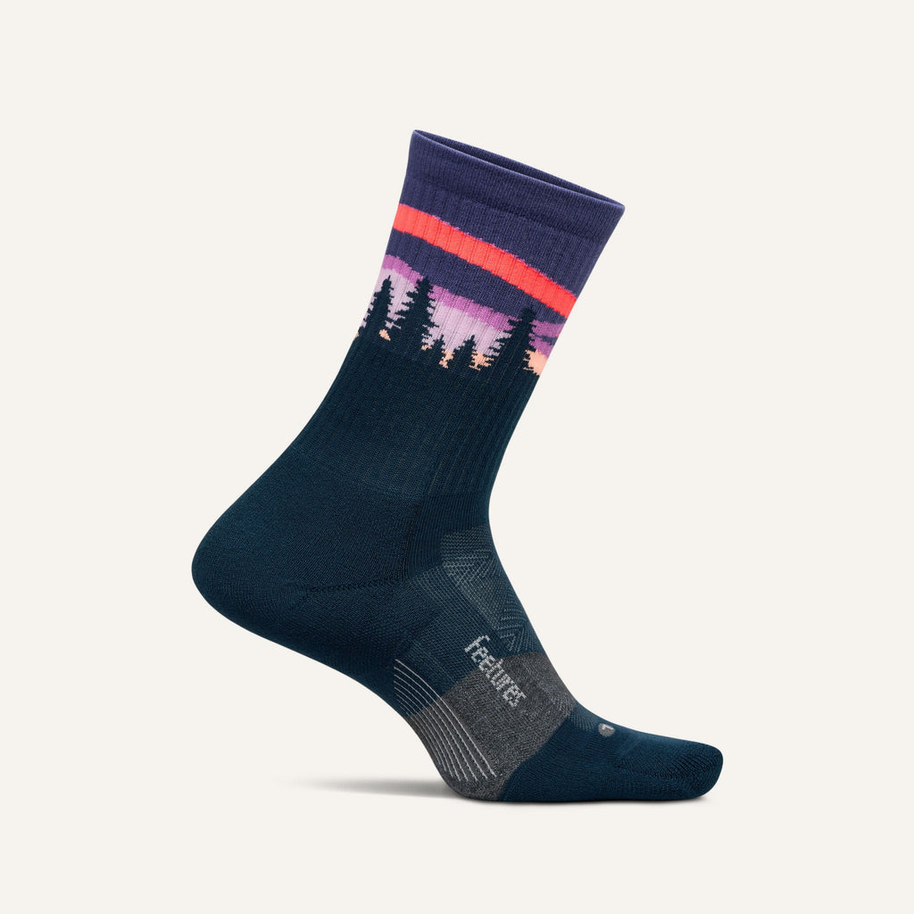 Feetures Trail Max Cushion Mini Crew Socks