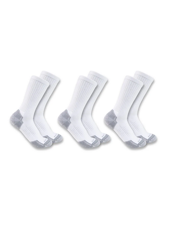 Carhartt Midweight Cotton Blend Crew Sock 3-Pack Men's