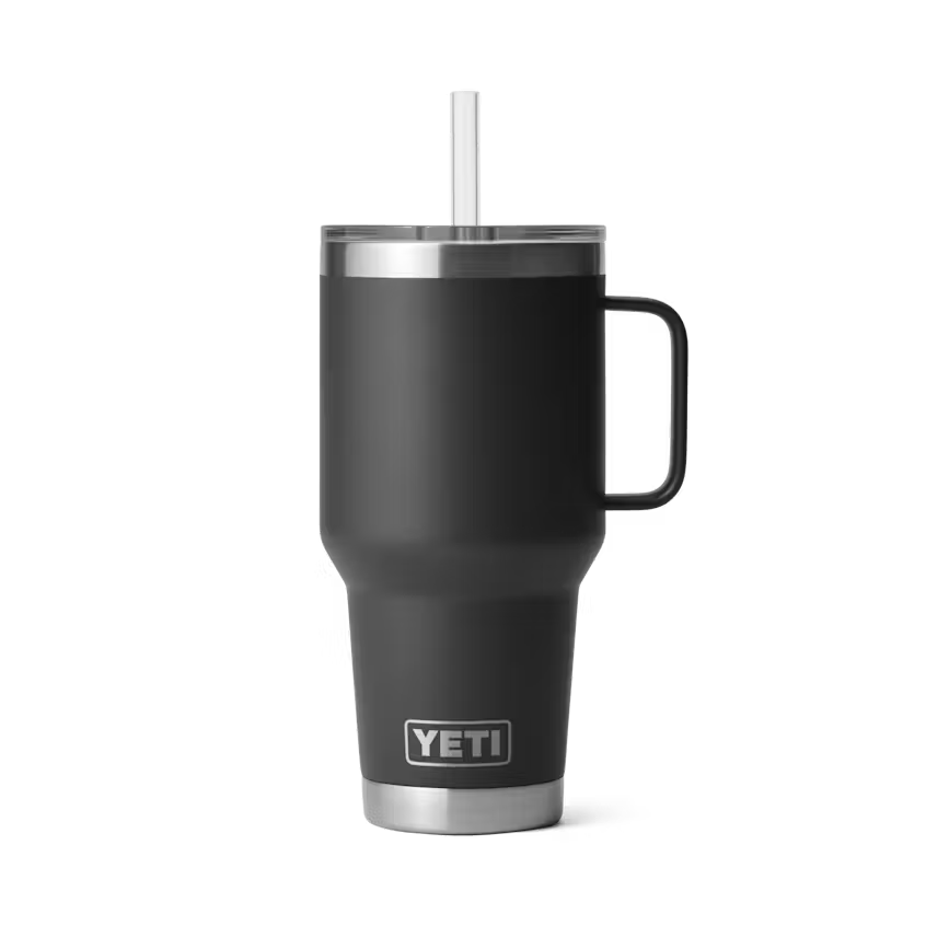 Rambler 35 oz Straw Mug Black