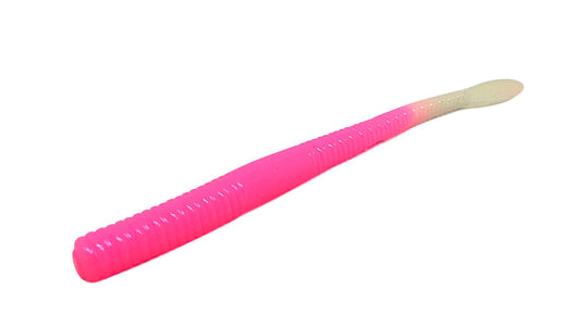 Wfo Steelhead Worm Steel Gum Glow Tail
